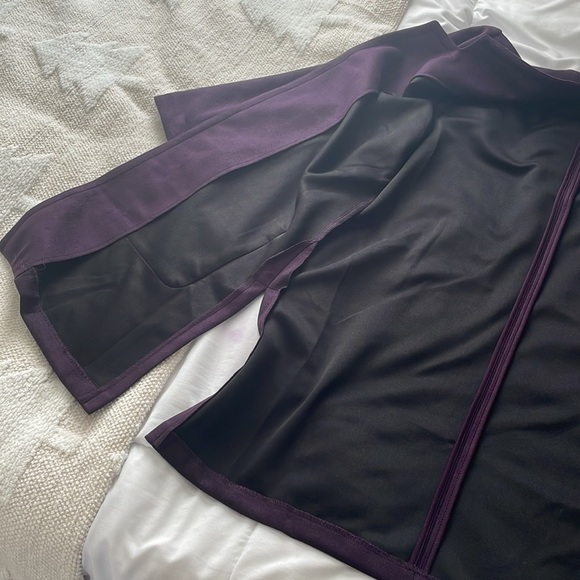 Purple blazer coat - Picture 4 of 4